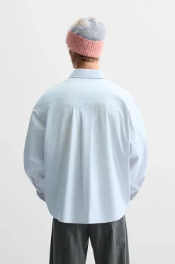 Fashion CAMISA POPELÍN BOTONES Hombre Camisas