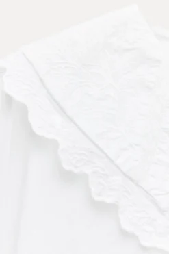 New CAMISA POPELÍN CUELLO BOBO Mujer Camisas / Blusas