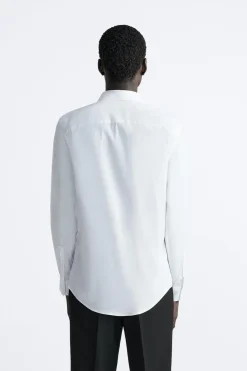 Clearance CAMISA POPELÍN ELÁSTICO Hombre Camisas