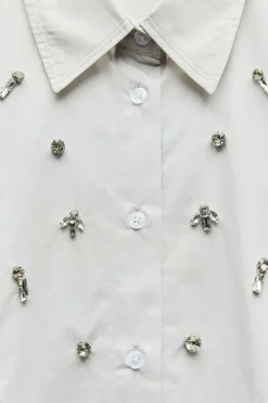 Online CAMISA POPELÍN JOYAS Mujer Camisas / Blusas