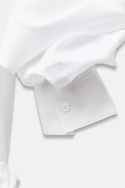 Outlet CAMISA POPELÍN LAZADA ZW COLLECTION Mujer Camisas / Blusas