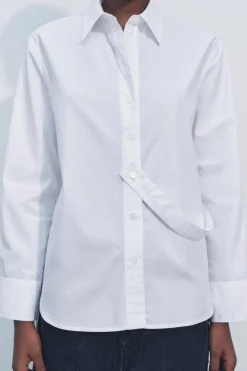 Hot CAMISA POPELÍN MULTIPOSICIÓN ZW COLLECTION Mujer Camisas / Blusas