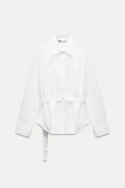 Hot CAMISA POPELÍN MULTIPOSICIÓN ZW COLLECTION Mujer Camisas / Blusas