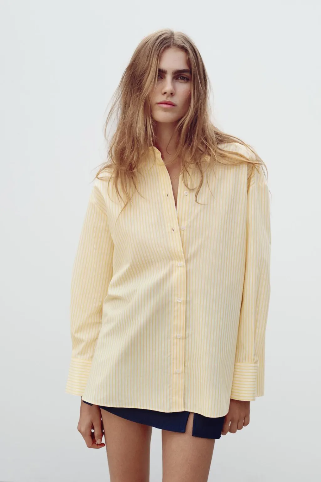 Hot CAMISA POPELÍN RAYAS Mujer Camisas / Blusas