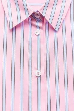 Hot CAMISA POPELÍN RAYAS Mujer Camisas / Blusas