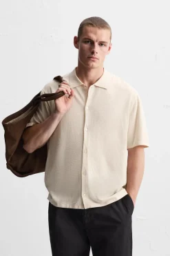 Clearance CAMISA PUNTO ALGODÓN - LYOCELL Hombre Jerséis / Chaquetas|Camisas