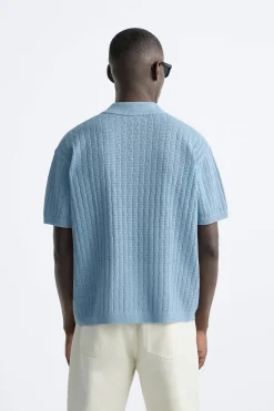 Outlet CAMISA PUNTO ESTRUCTURA Hombre Jerséis / Chaquetas