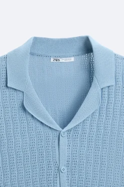 Outlet CAMISA PUNTO ESTRUCTURA Hombre Jerséis / Chaquetas