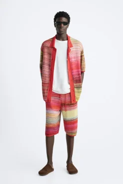 Outlet CAMISA PUNTO VISCOSA - SEDA Hombre Jerséis / Chaquetas|Camisas