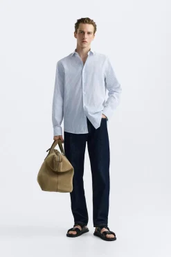 Hot CAMISA RAYAS Hombre Camisas