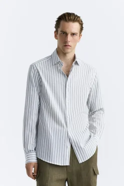 Hot CAMISA RAYAS Hombre Camisas