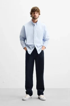 Fashion CAMISA RAYAS Hombre Camisas