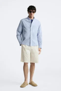 Fashion CAMISA RAYAS Hombre Camisas