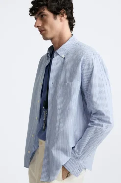 Fashion CAMISA RAYAS Hombre Camisas