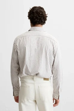 Fashion CAMISA RAYAS Hombre Camisas