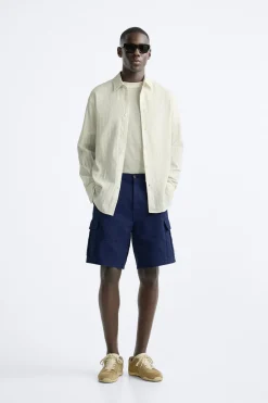 Fashion CAMISA RAYAS Hombre Camisas