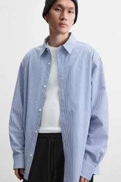 Sale CAMISA RAYAS Hombre Camisas