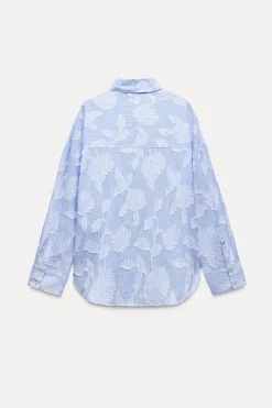 Hot CAMISA RAYAS BORDADOS Mujer Camisas / Blusas