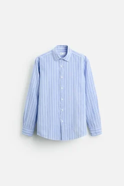 Clearance CAMISA RAYAS ALGODÓN - LINO Hombre Camisas