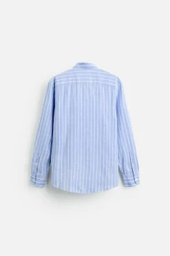 Clearance CAMISA RAYAS ALGODÓN - LINO Hombre Camisas