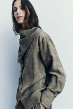 Outlet CAMISA RAYAS BANDANA Mujer Camisas / Blusas|Lenceria