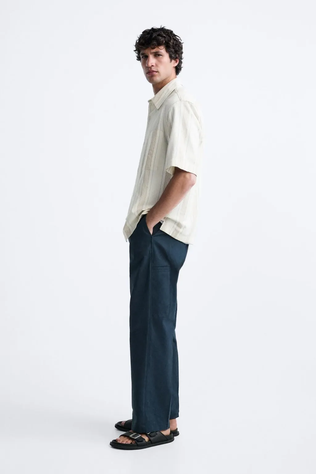 Online CAMISA RAYAS BOLSILLO Hombre Camisas