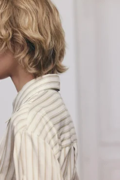 Discount CAMISA RAYAS BOLSILLO ZW COLLECTION Mujer Camisas / Blusas