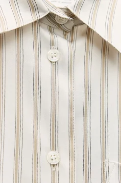 Discount CAMISA RAYAS BOLSILLO ZW COLLECTION Mujer Camisas / Blusas