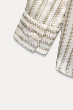 Discount CAMISA RAYAS BOLSILLO ZW COLLECTION Mujer Camisas / Blusas