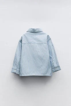 Niños ZARA 1½ - 6 Años·Camisas / Sobrecamisas<CAMISA BOLSILLOS