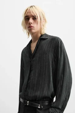 Sale CAMISA RAYAS BRILLO Hombre Camisas