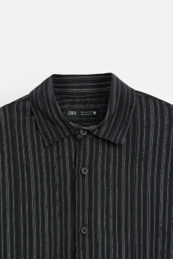 Sale CAMISA RAYAS BRILLO Hombre Camisas