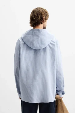 Sale CAMISA RAYAS CAPUCHA Hombre Camisas