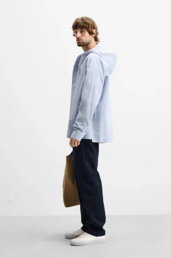 Sale CAMISA RAYAS CAPUCHA Hombre Camisas