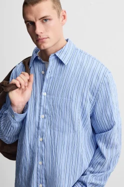 Hot CAMISA RAYAS COMBINADAS Hombre Camisas