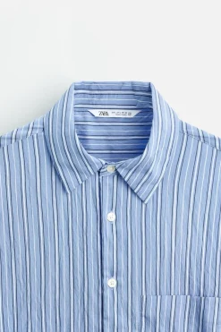 Hot CAMISA RAYAS COMBINADAS Hombre Camisas