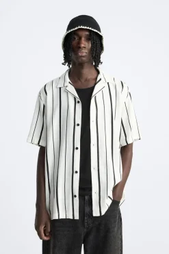 Online CAMISA RAYAS CON VISCOSA Hombre Camisas