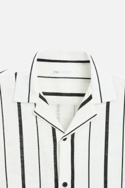 Online CAMISA RAYAS CON VISCOSA Hombre Camisas