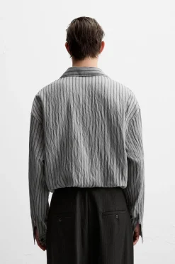 New CAMISA RAYAS CON VISCOSA Hombre Camisas