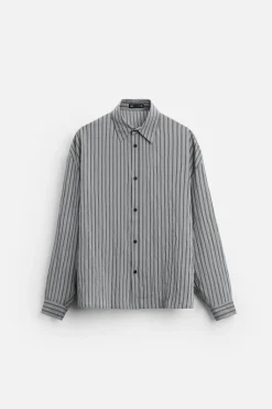 New CAMISA RAYAS CON VISCOSA Hombre Camisas