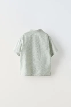 Niños ZARA 1½ - 6 Años·Camisas / Sobrecamisas<CAMISA RAYAS CUELLO POLO