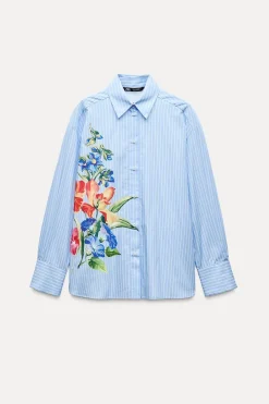 Best CAMISA RAYAS FLORES Mujer Camisas / Blusas