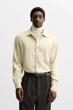 Sale CAMISA RAYAS MEZCLA MODAL Hombre Camisas