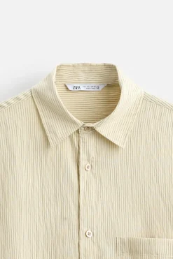 Sale CAMISA RAYAS MEZCLA MODAL Hombre Camisas