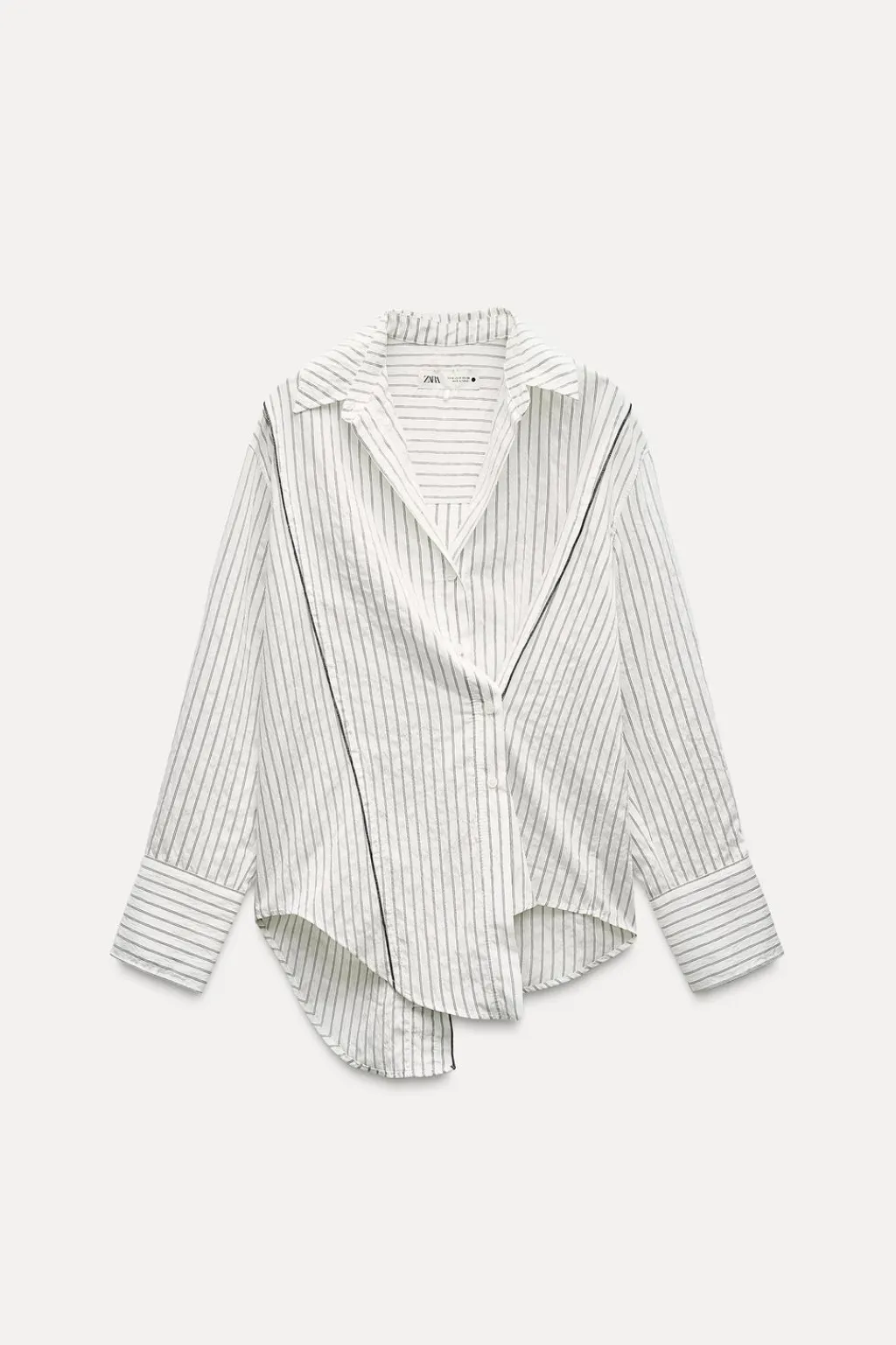 Fashion CAMISA RAYAS MULTIPOSICIÓN ZW COLLECTION Mujer Camisas / Blusas