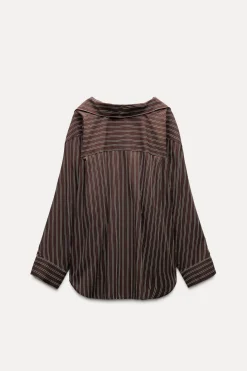 Outlet CAMISA RAYAS MURCIÉLAGO Mujer Camisas / Blusas