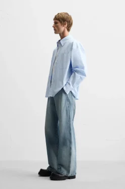 Discount CAMISA RAYAS PESPUNTES Hombre Camisas