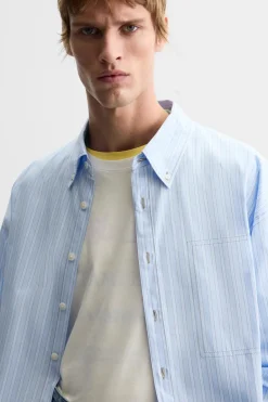 Discount CAMISA RAYAS PESPUNTES Hombre Camisas