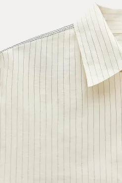 Clearance CAMISA RAYAS PESPUNTES ZW COLLECTION Mujer Camisas / Blusas