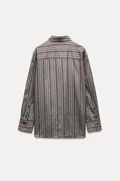 Hot CAMISA RAYAS ZW COLLECTION Mujer Camisas / Blusas